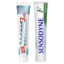 Odol-med-3 Zahncreme Samtweiss, Sensodyne Classic, Fluor Zahncreme