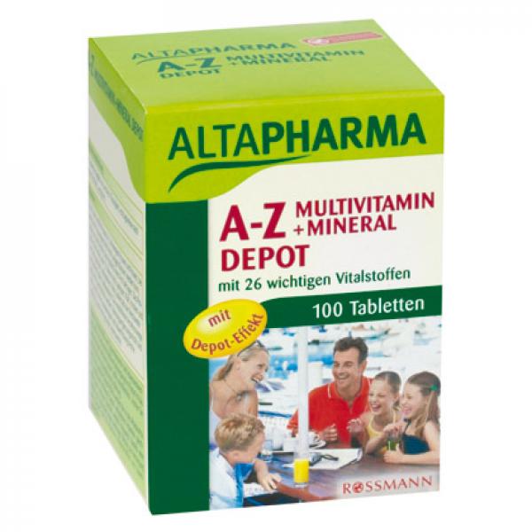 Altapharma AZ Multivitamin + Mineral Depot Tabletten von Rossmann ansehen!
