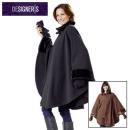 Damen-Fleece-Poncho