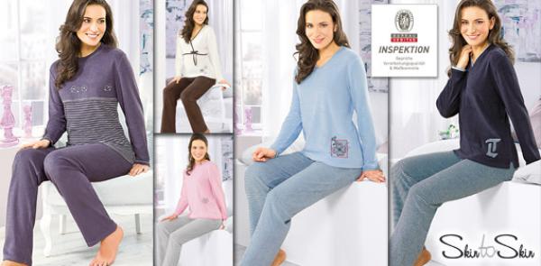 SKIN TO SKIN® FrotteeSchlafanzug von Aldi Süd ansehen!