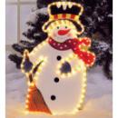 Weihnachten - Beleuchteter Schneemann