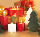 Nordische Weihnachtskerzen