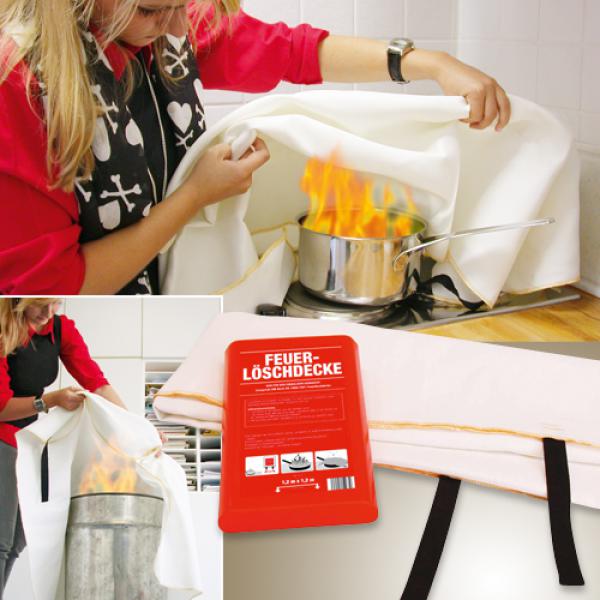 Feuerlöschdecke von Aldi Nord ansehen!