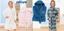 ALIVE&reg; Kinder-Frottier-Bademantel