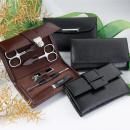 Leder-Manik&uuml;re Etui
