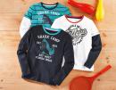 Jungen-Langarmshirt