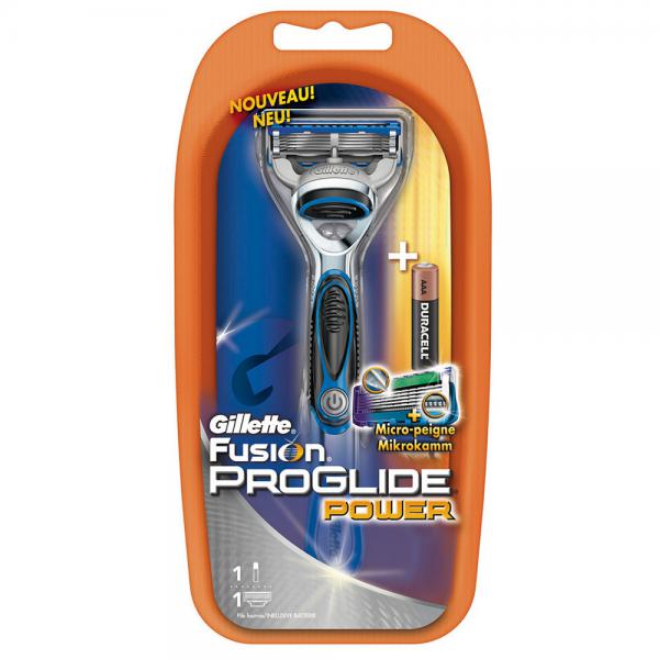 FUSION PROGLIDE Power Бритва с 1 сменной кассетой, 81435555#. Gillette Blu FUSION PROGLIDE Power Бритва с 1 сменной кассетой, 81435555#. Gillette Blu