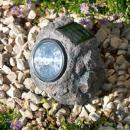 Solarleuchte in Steinoptik
