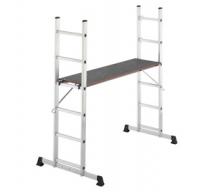 Hailo ProfiStep Multi, Aluminium-Ger&uuml;st und Leiter, 3-teilig