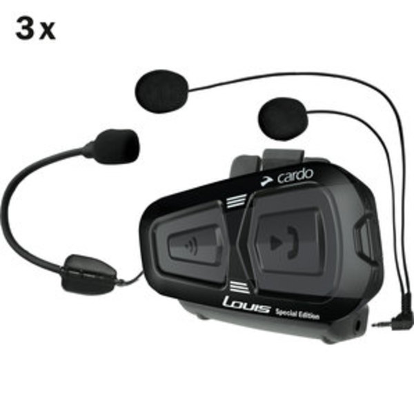 Cardo Louis Special Edition Bluetooth Headset 3er Set von Louis ansehen!