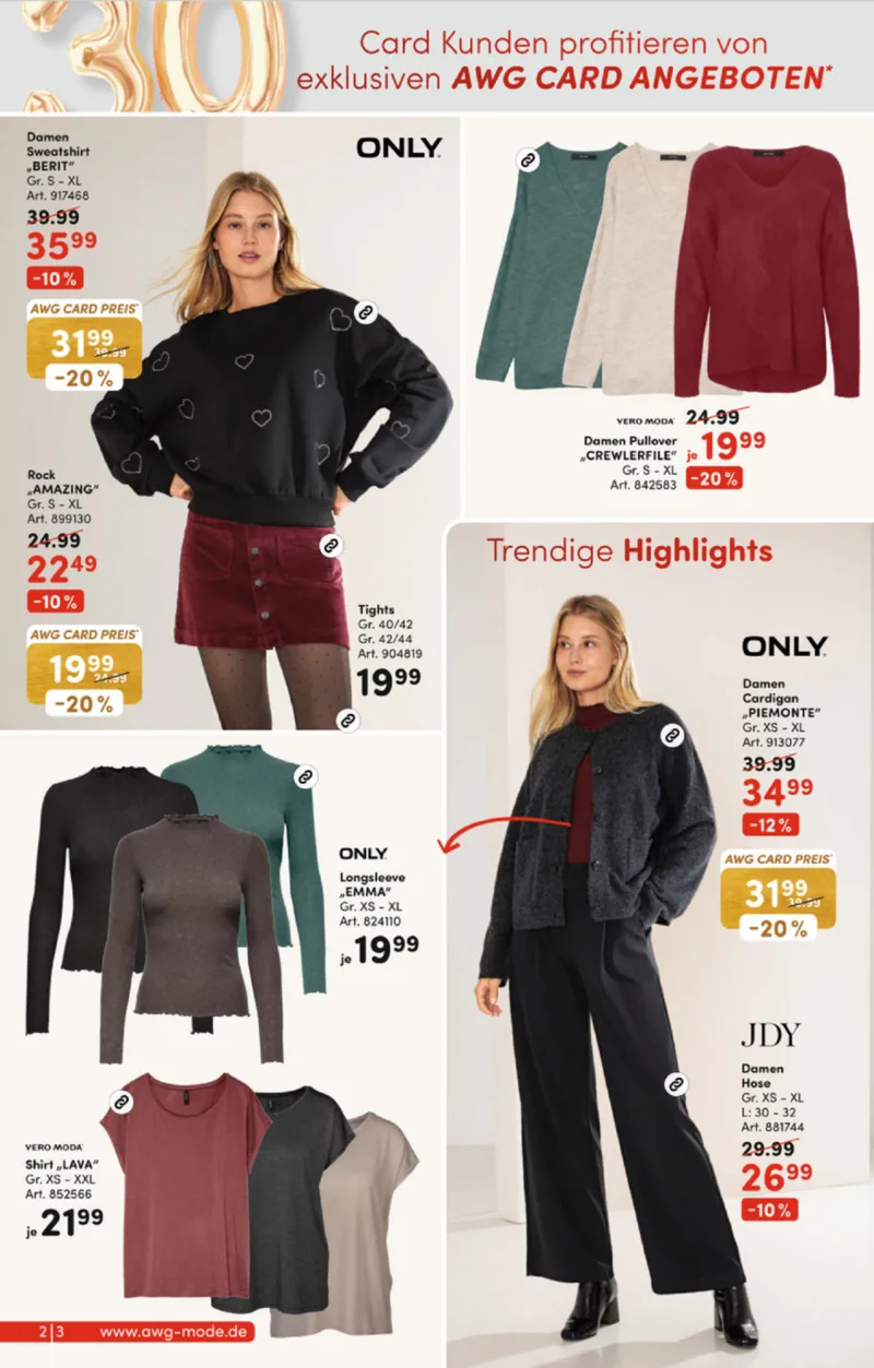 AWG Mode Prospekt vom 31.10.2025, Seite 2
