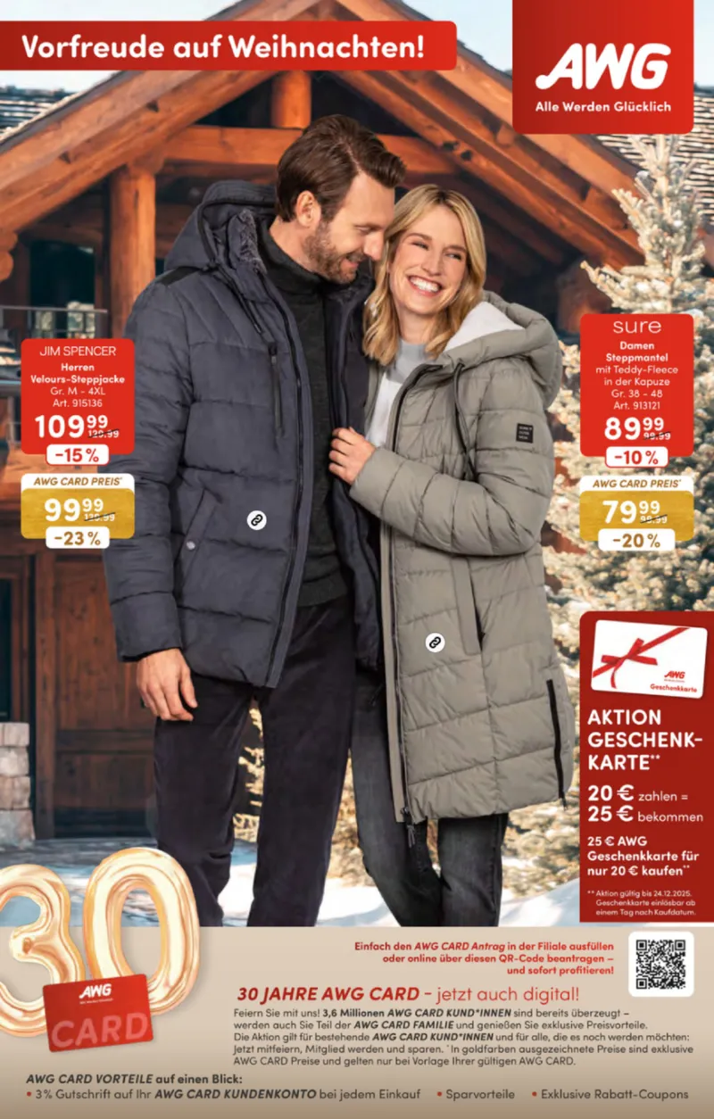 AWG Mode Prospekt vom 14.11.2025, Seite 1