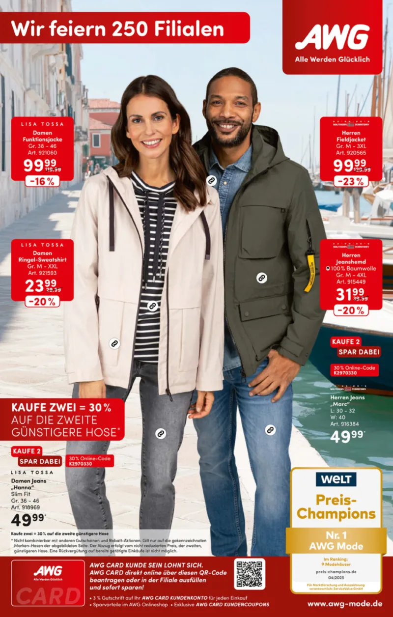 AWG Mode Prospekt vom 28.02.2026, Seite 1
