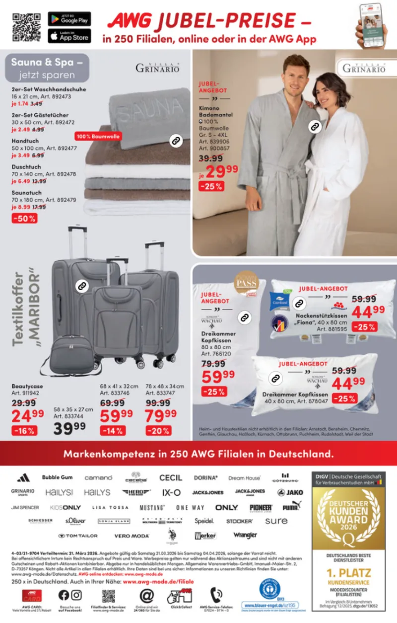 AWG Mode Prospekt vom 21.03.2026, Seite 16