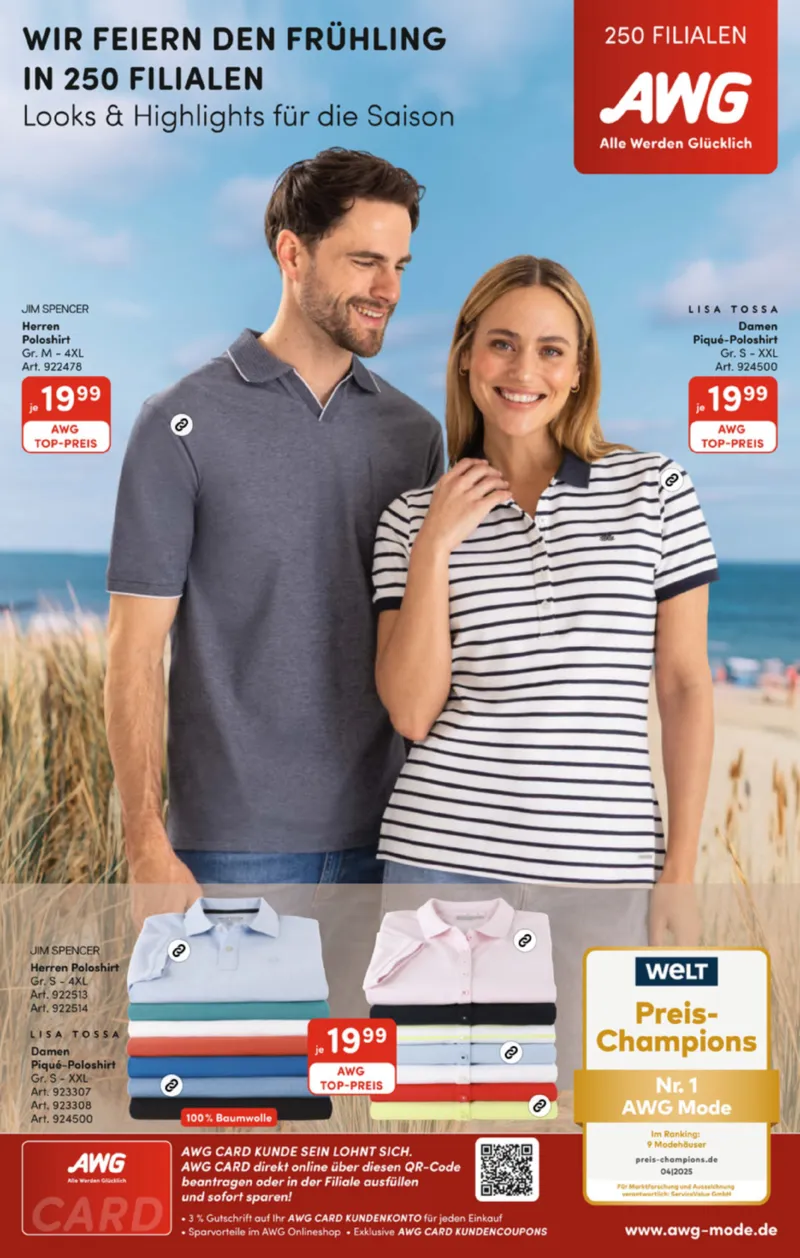 AWG Mode Prospekt vom 17.04.2026, Seite 1