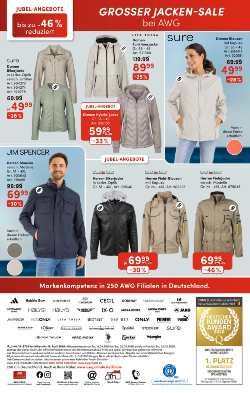 AWG Mode Prospekt vom 17.04.2026, Seite 16