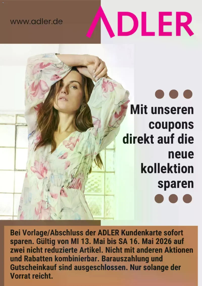 Adler Prospekt vom 08.05.2026, Seite 1