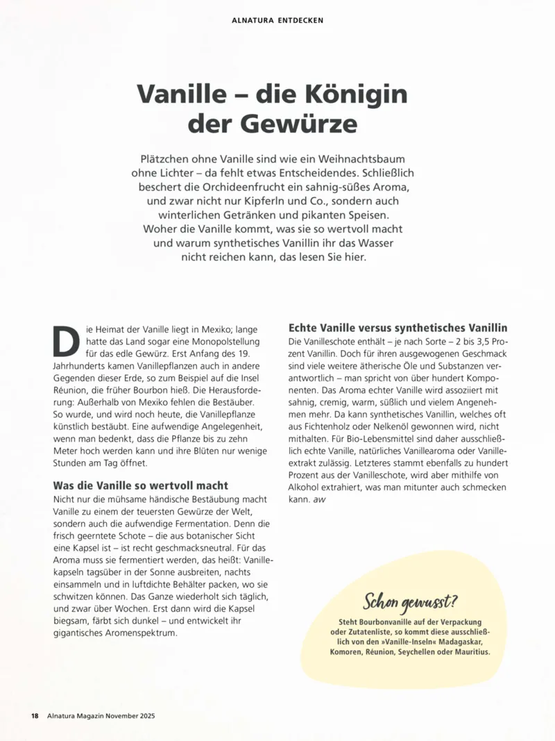 Alnatura Prospekt vom 01.11.2025, Seite 18