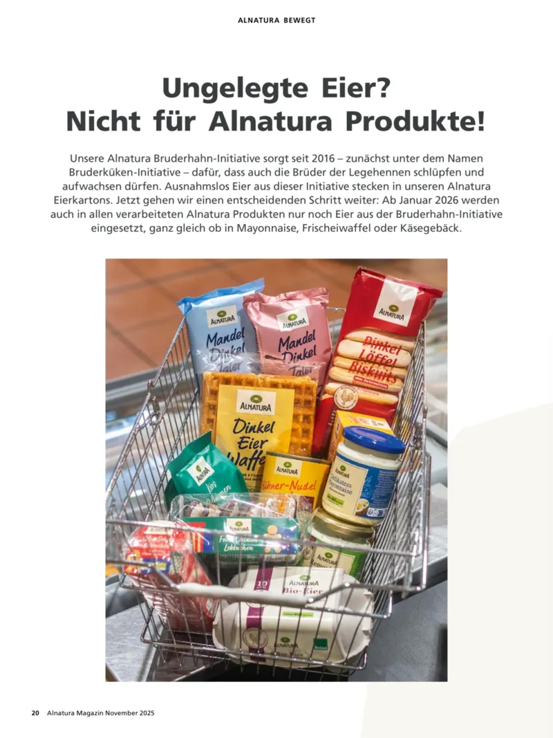 Alnatura Prospekt vom 01.11.2025, Seite 20
