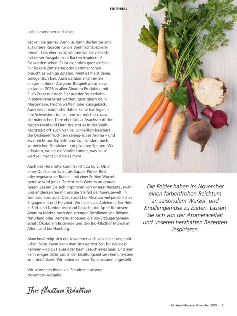 Alnatura Prospekt vom 01.11.2025, Seite 3