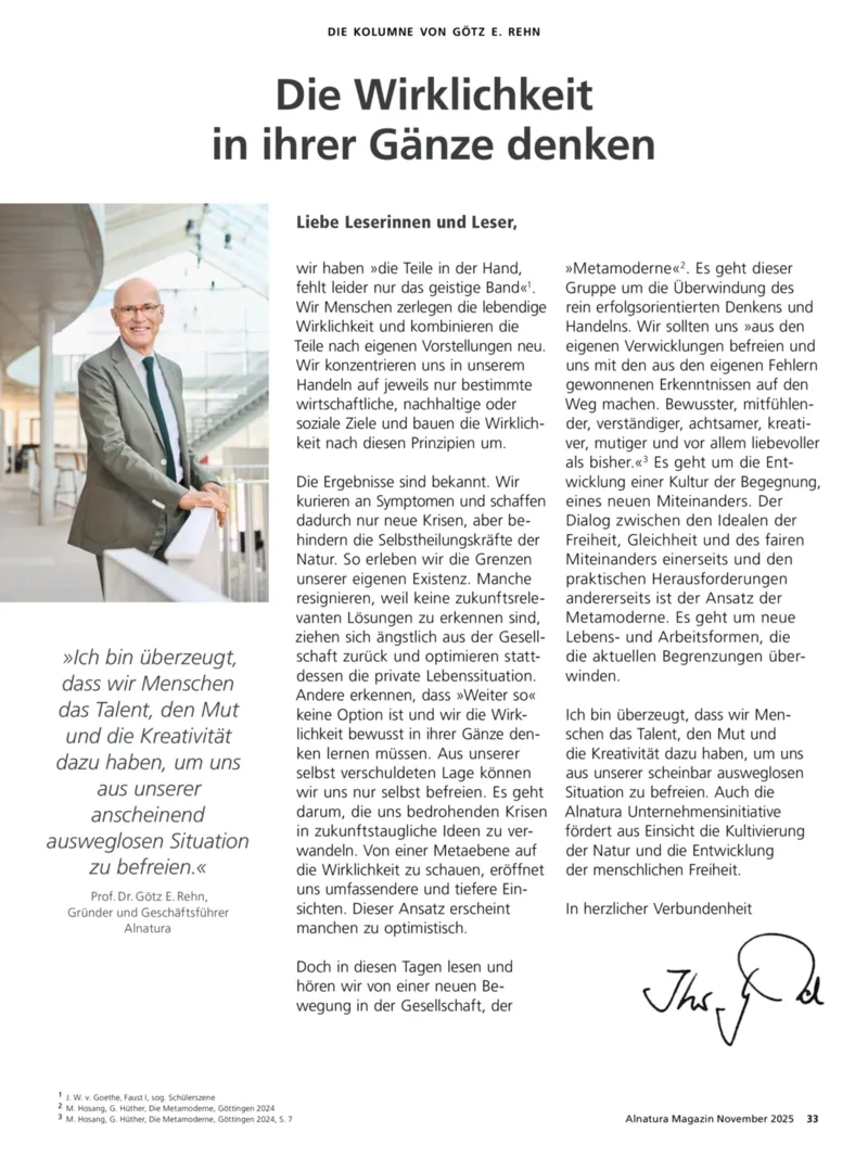 Alnatura Prospekt vom 01.11.2025, Seite 33