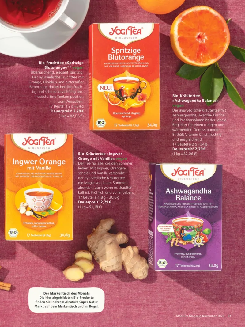 Alnatura Prospekt vom 01.11.2025, Seite 37