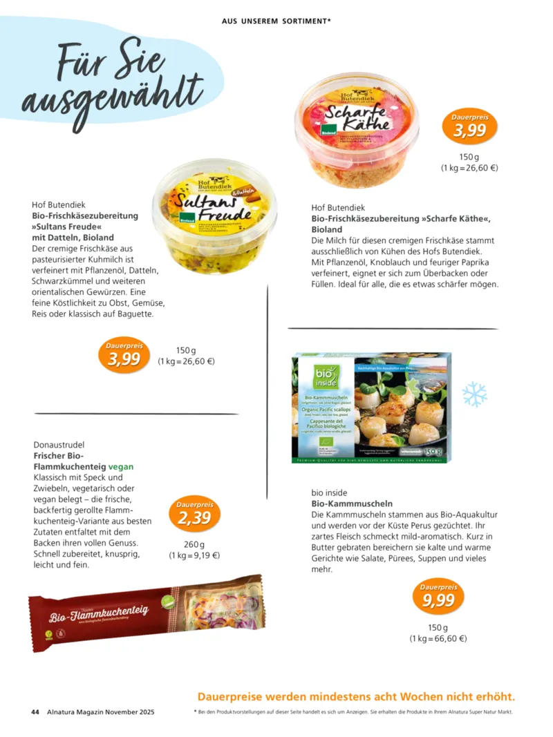 Alnatura Prospekt vom 01.11.2025, Seite 44