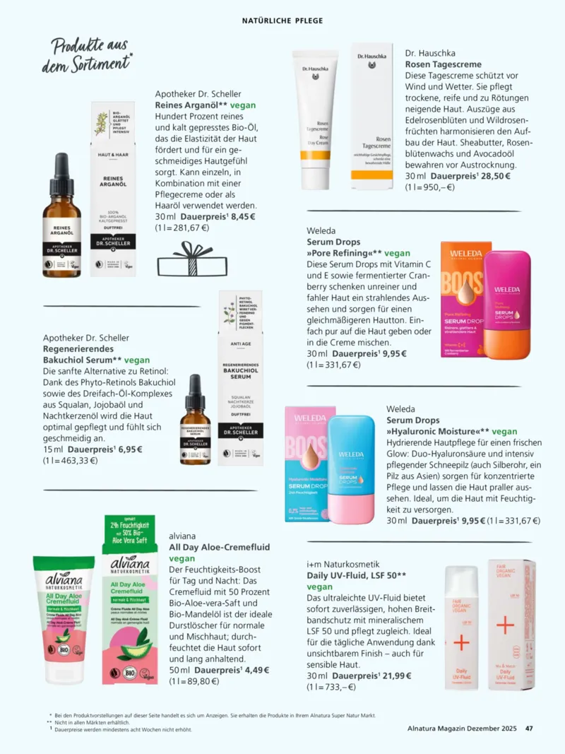 Alnatura Prospekt vom 01.12.2025, Seite 47