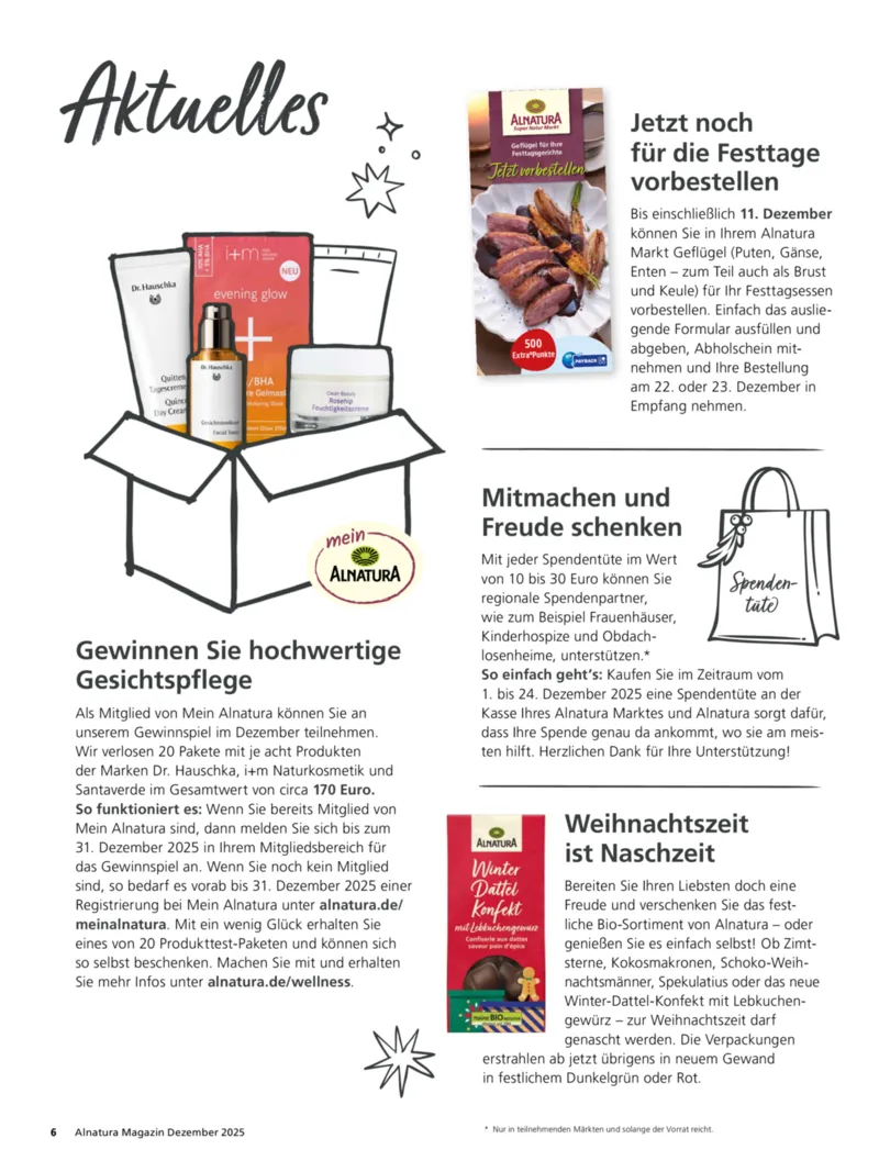 Alnatura Prospekt vom 01.12.2025, Seite 6