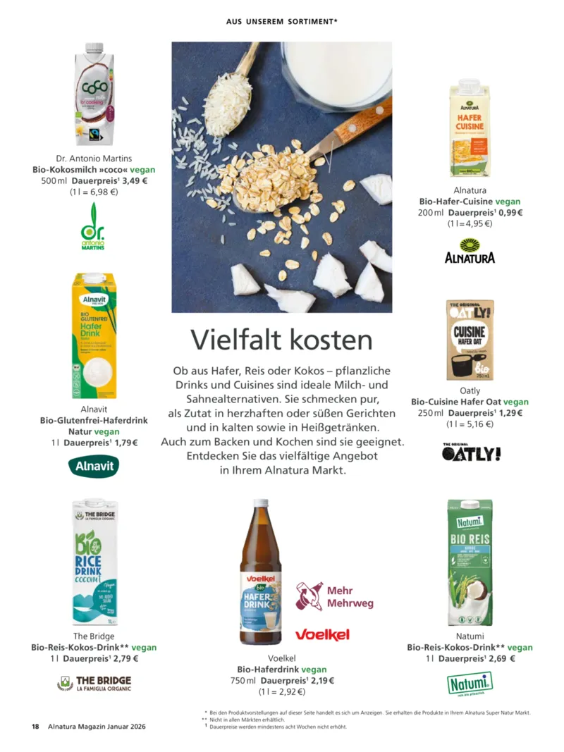Alnatura Prospekt vom 01.01.2026, Seite 18