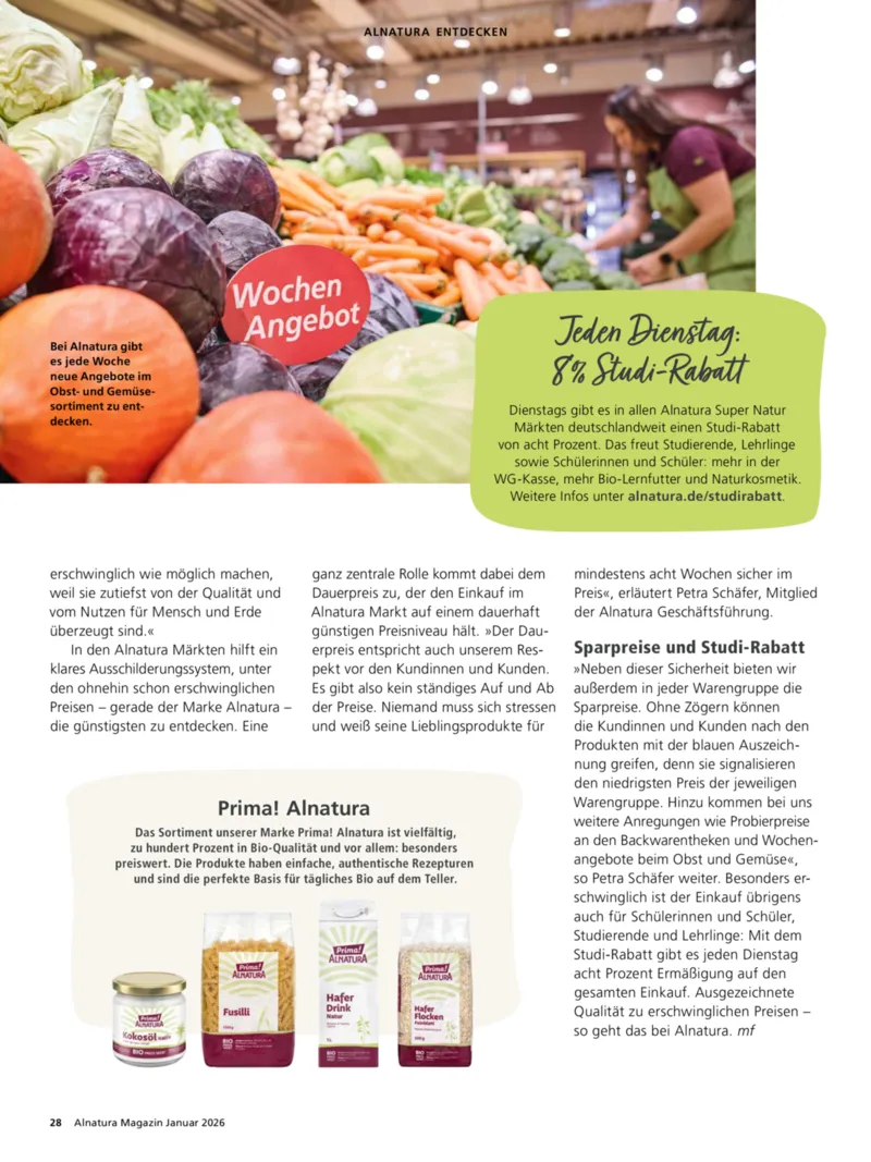 Alnatura Prospekt vom 01.01.2026, Seite 28