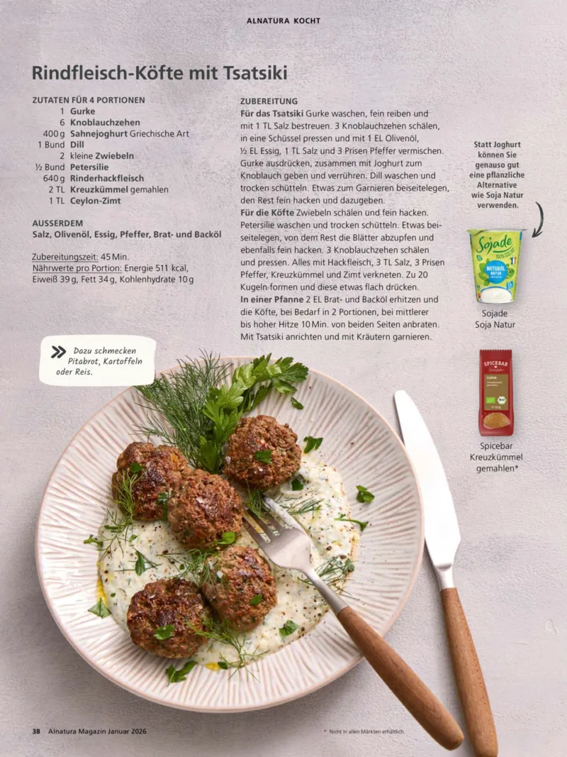 Alnatura Prospekt vom 01.01.2026, Seite 38