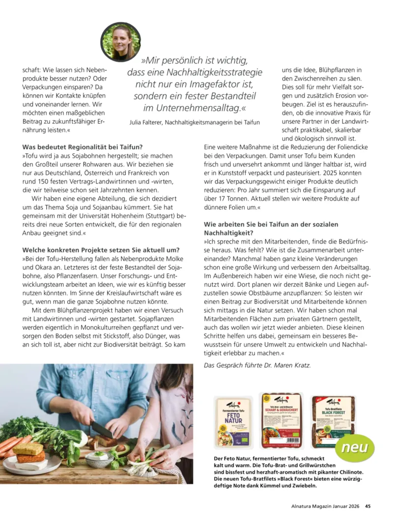 Alnatura Prospekt vom 01.01.2026, Seite 45
