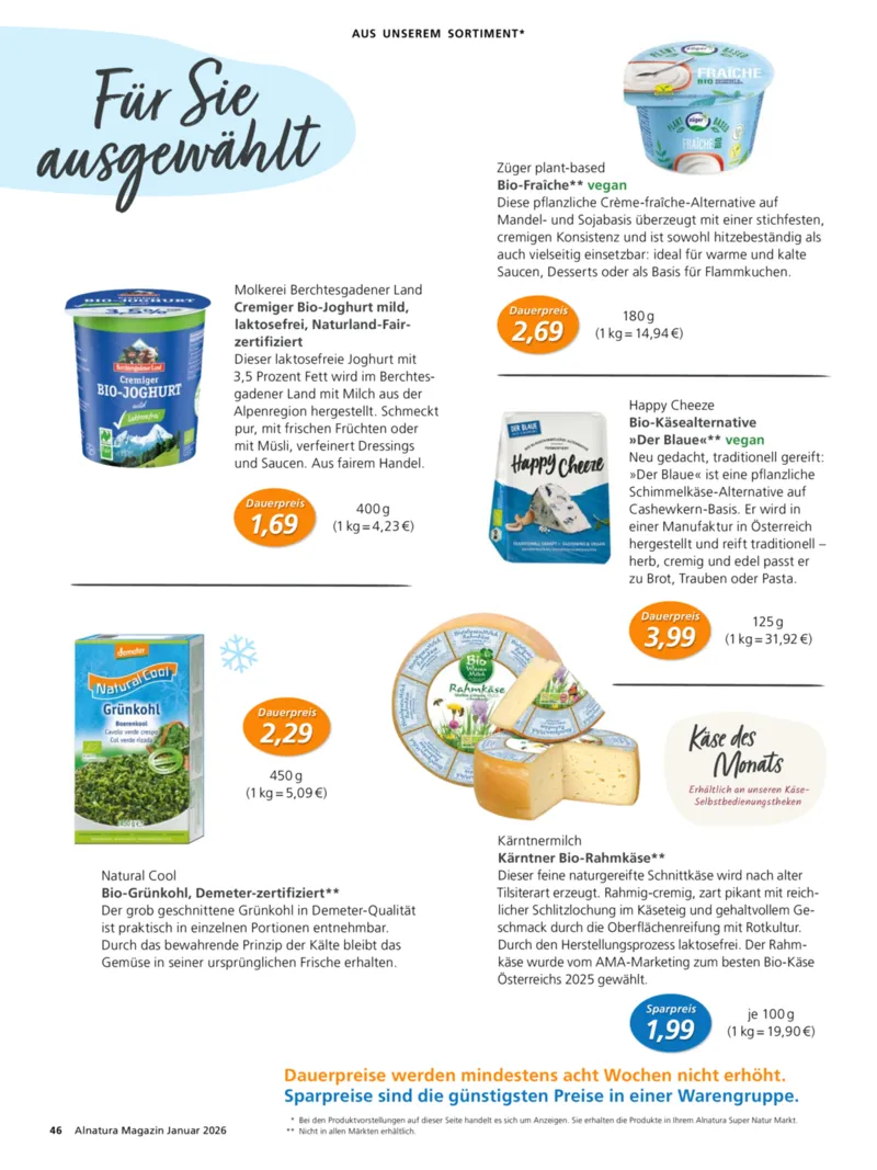 Alnatura Prospekt vom 01.01.2026, Seite 46