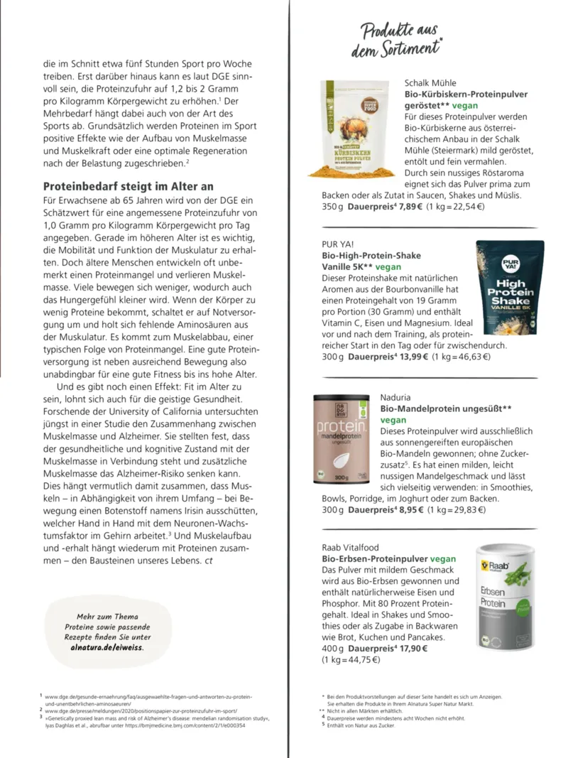 Alnatura Prospekt vom 01.01.2026, Seite 65