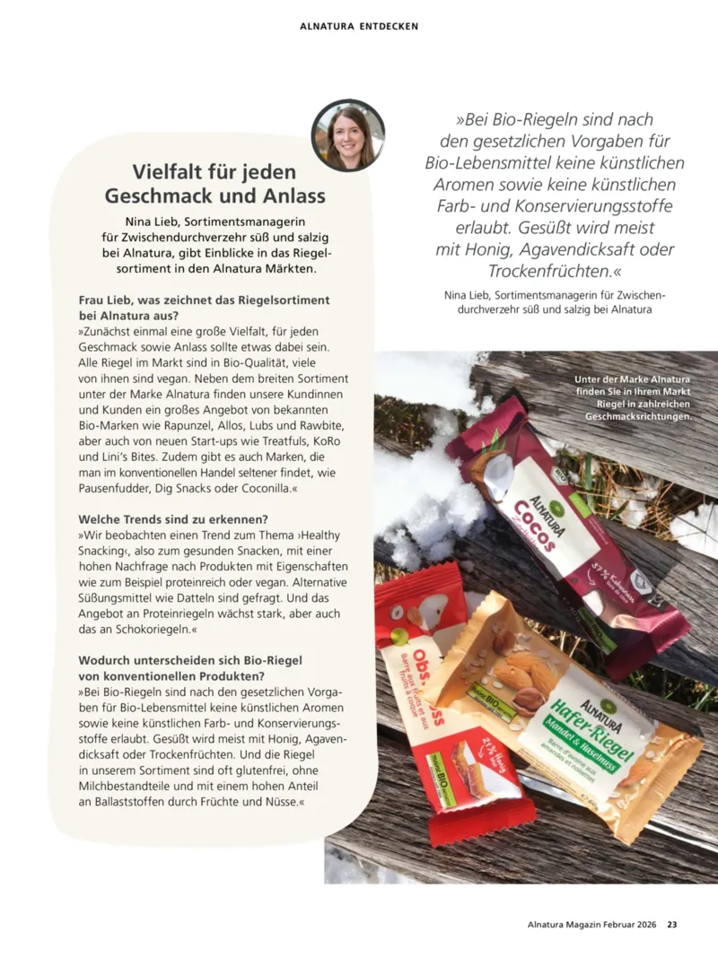 Alnatura Prospekt vom 01.02.2026, Seite 23