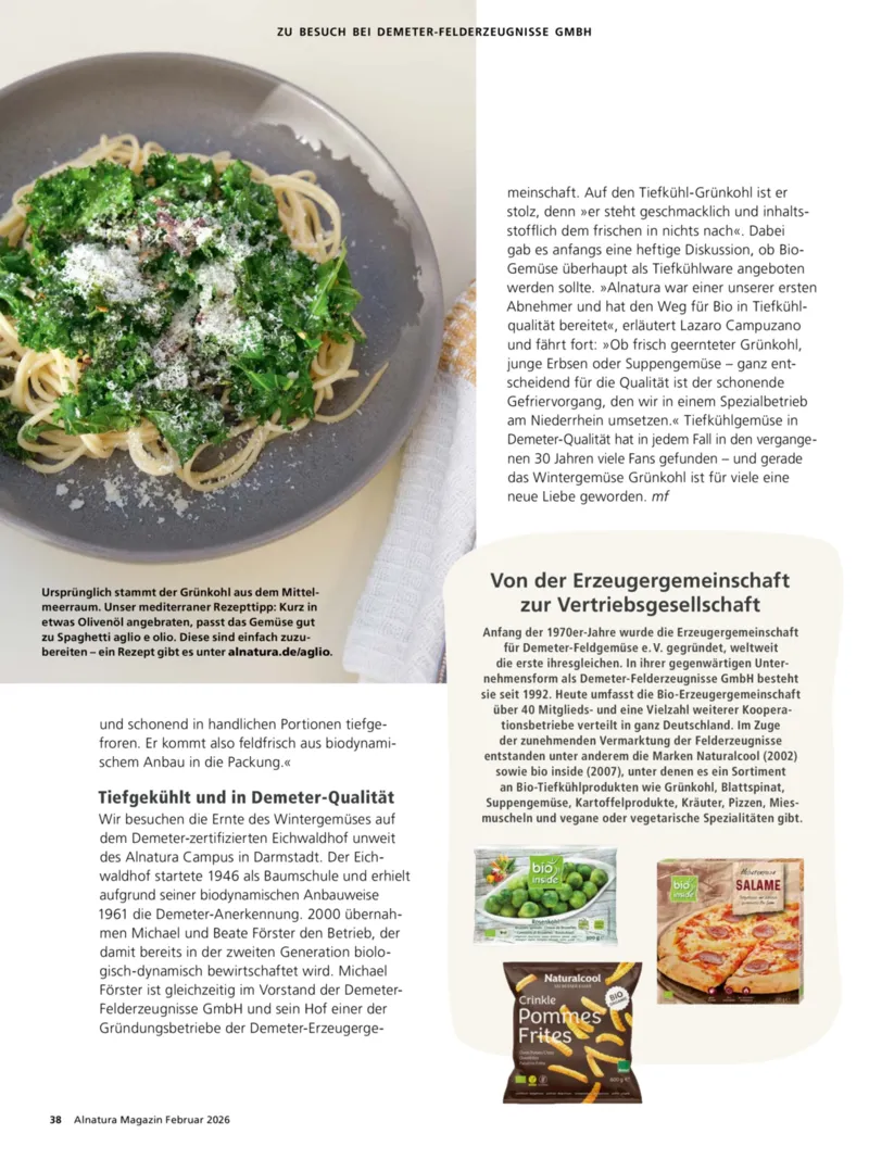 Alnatura Prospekt vom 01.02.2026, Seite 38