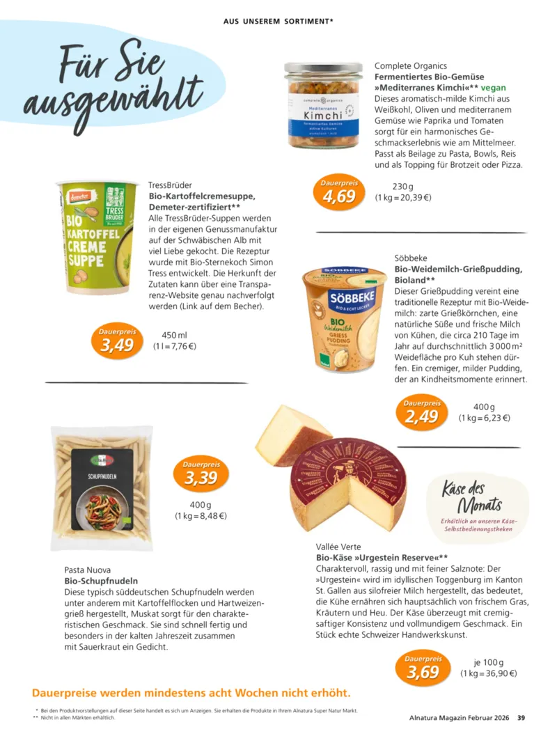 Alnatura Prospekt vom 01.02.2026, Seite 39