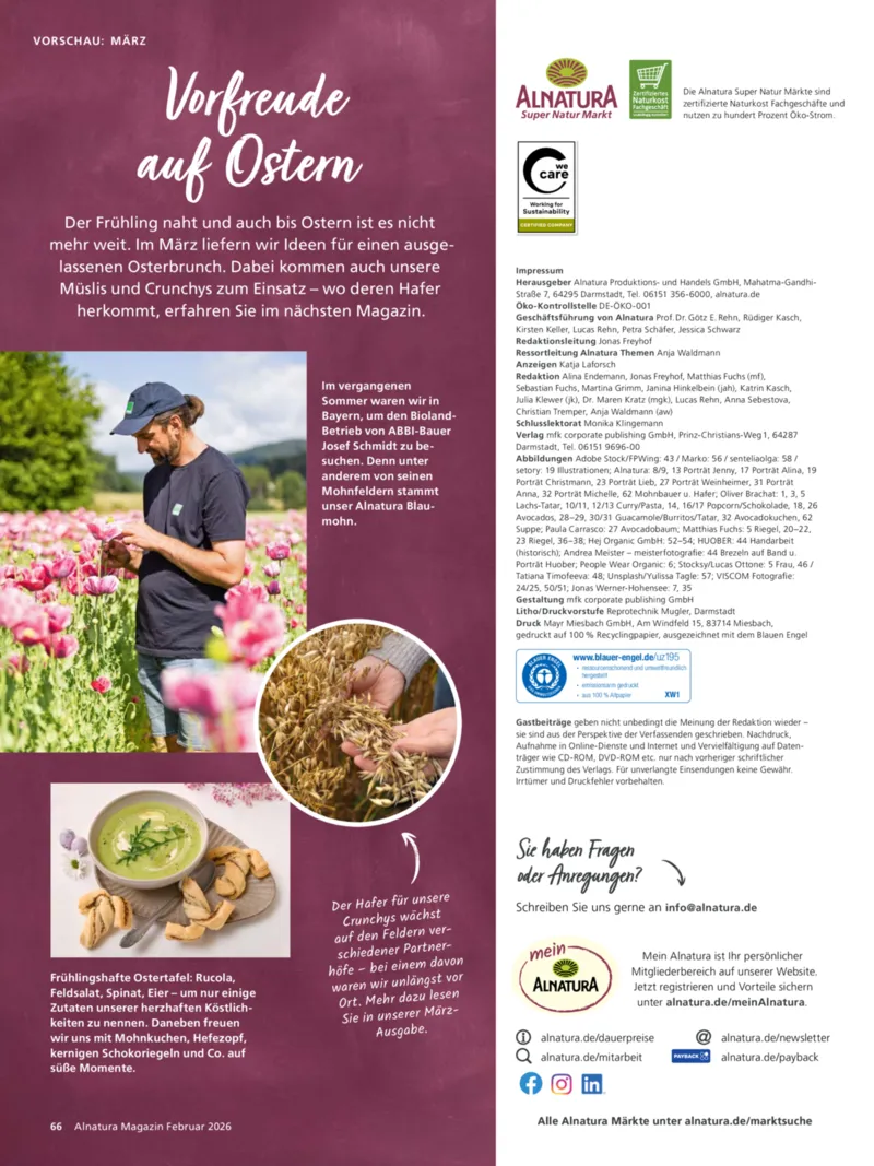 Alnatura Prospekt vom 01.02.2026, Seite 66