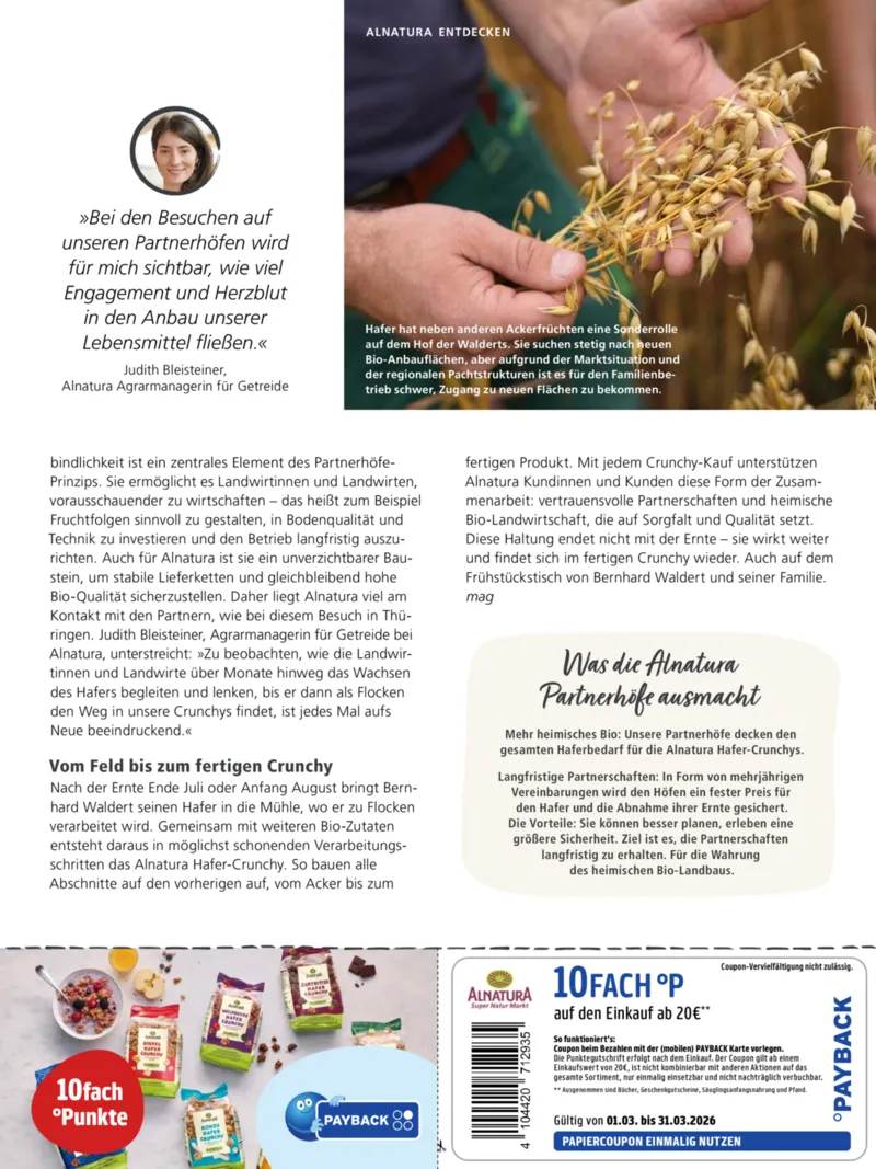 Alnatura Prospekt vom 01.03.2026, Seite 32
