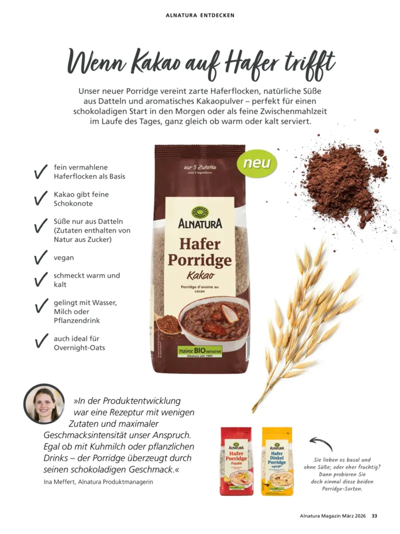 Alnatura Prospekt vom 01.03.2026, Seite 33