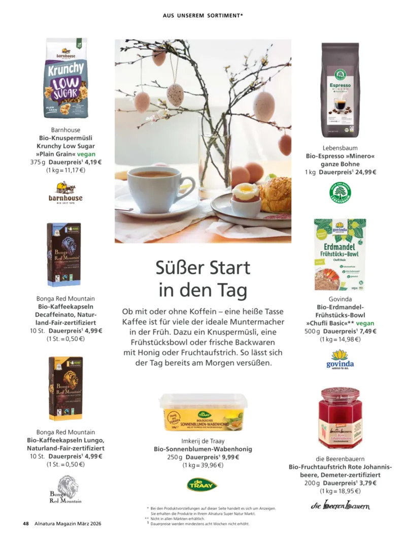 Alnatura Prospekt vom 01.03.2026, Seite 48