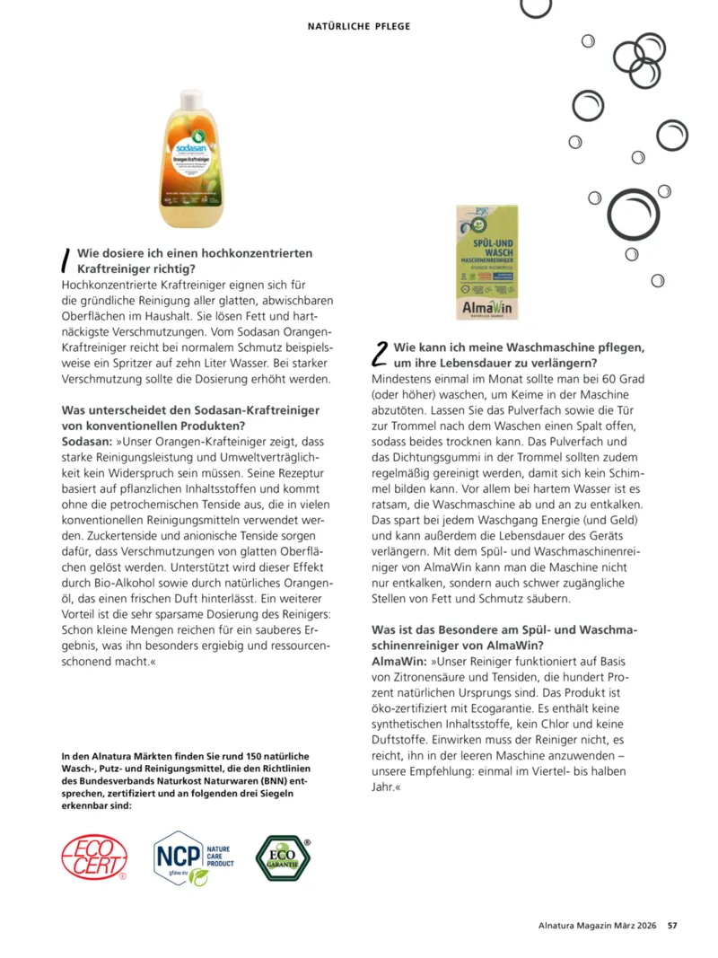 Alnatura Prospekt vom 01.03.2026, Seite 57