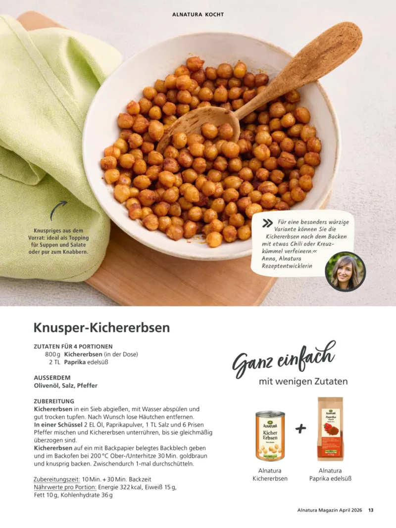 Alnatura Prospekt vom 01.04.2026, Seite 13