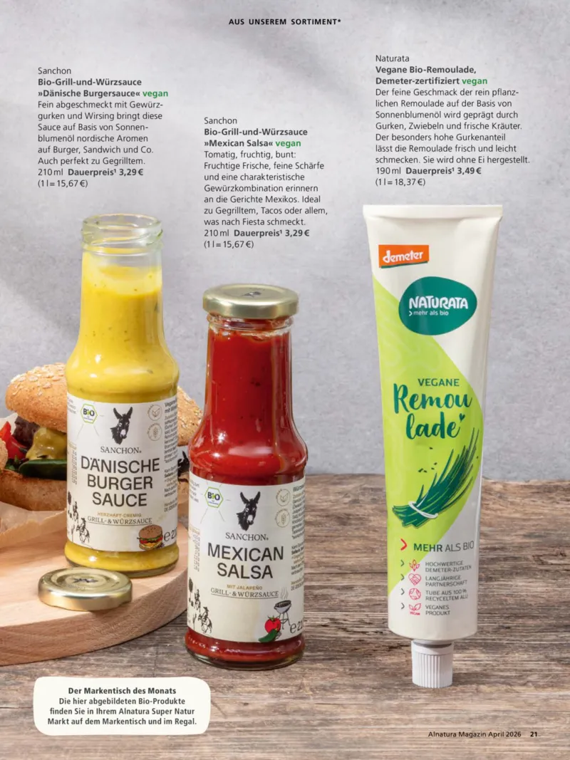 Alnatura Prospekt vom 01.04.2026, Seite 21