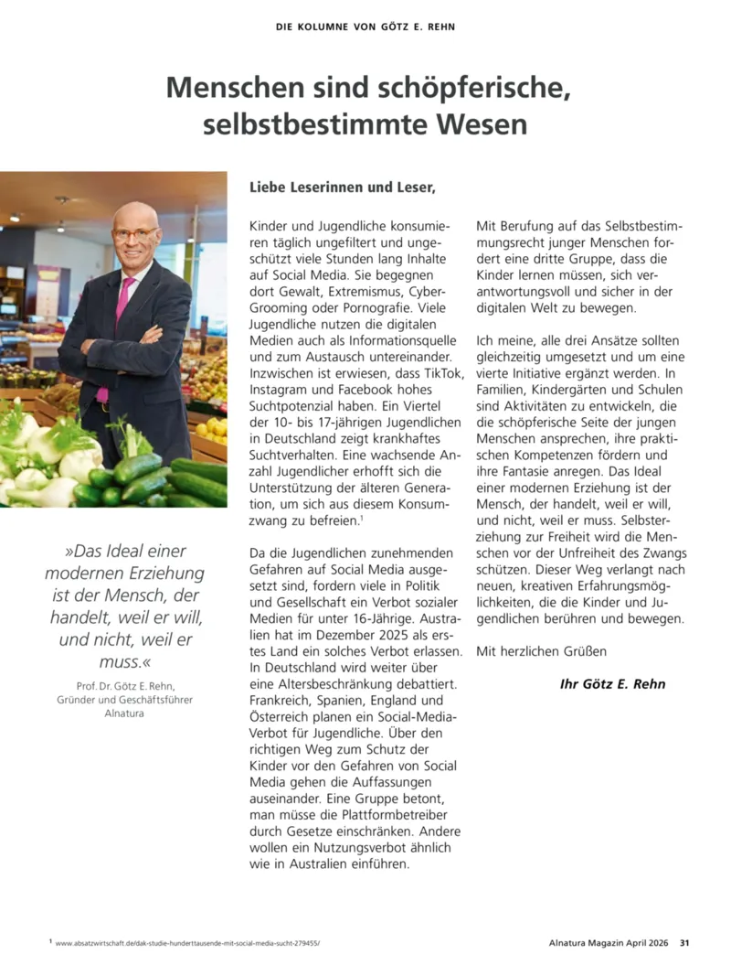 Alnatura Prospekt vom 01.04.2026, Seite 31