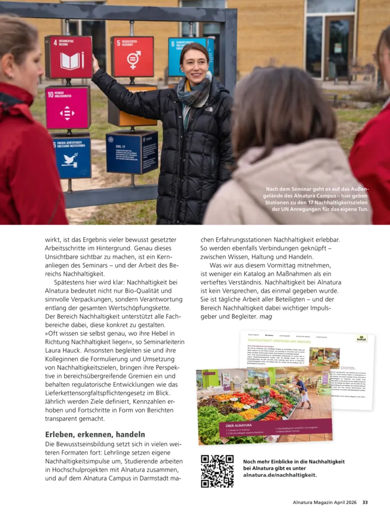Alnatura Prospekt vom 01.04.2026, Seite 33