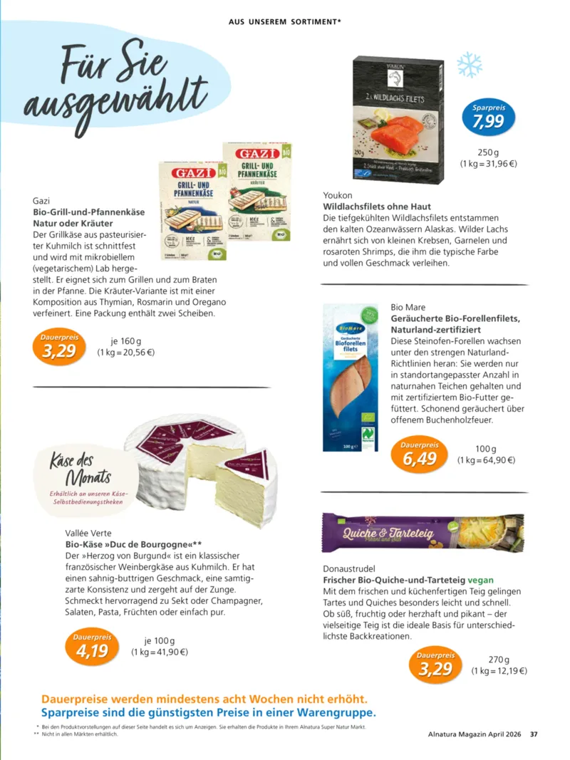Alnatura Prospekt vom 01.04.2026, Seite 37