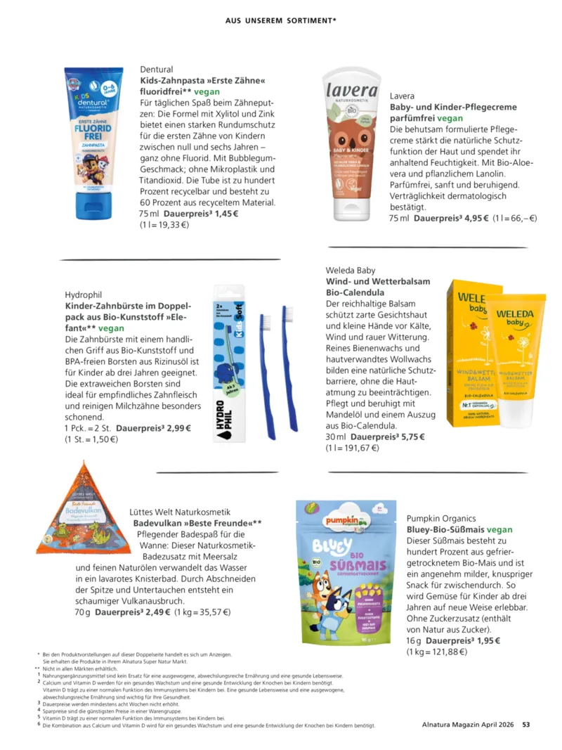 Alnatura Prospekt vom 01.04.2026, Seite 57