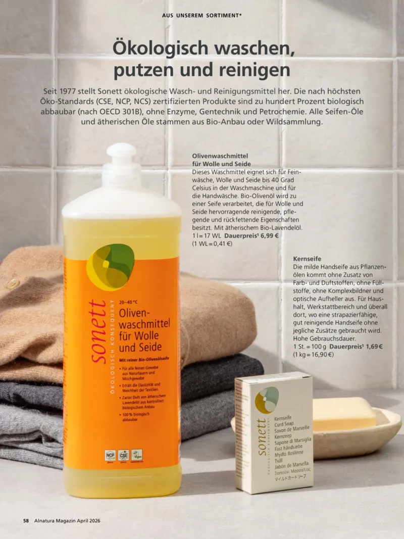 Alnatura Prospekt vom 01.04.2026, Seite 62